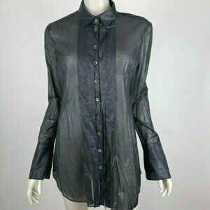 Strenesse Gabriele Strehle Button Up Blouse Top‎